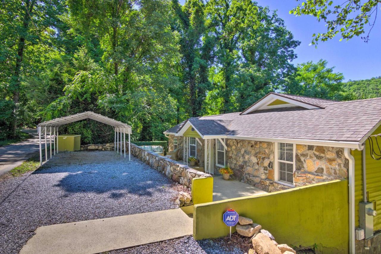 Unique Chimney Rock Cottage With Breathtaking Views Lake Lure Exterior foto